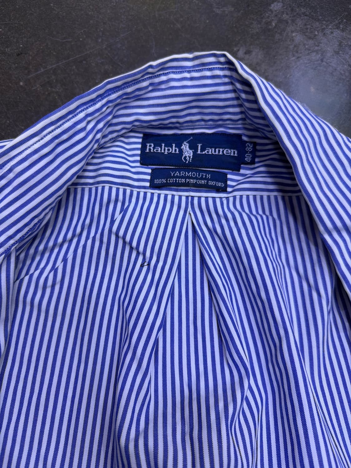 폴로 랄프로렌  야머스 스트라이프 버튼다운 옥스포드 셔츠 M 상품이미지7