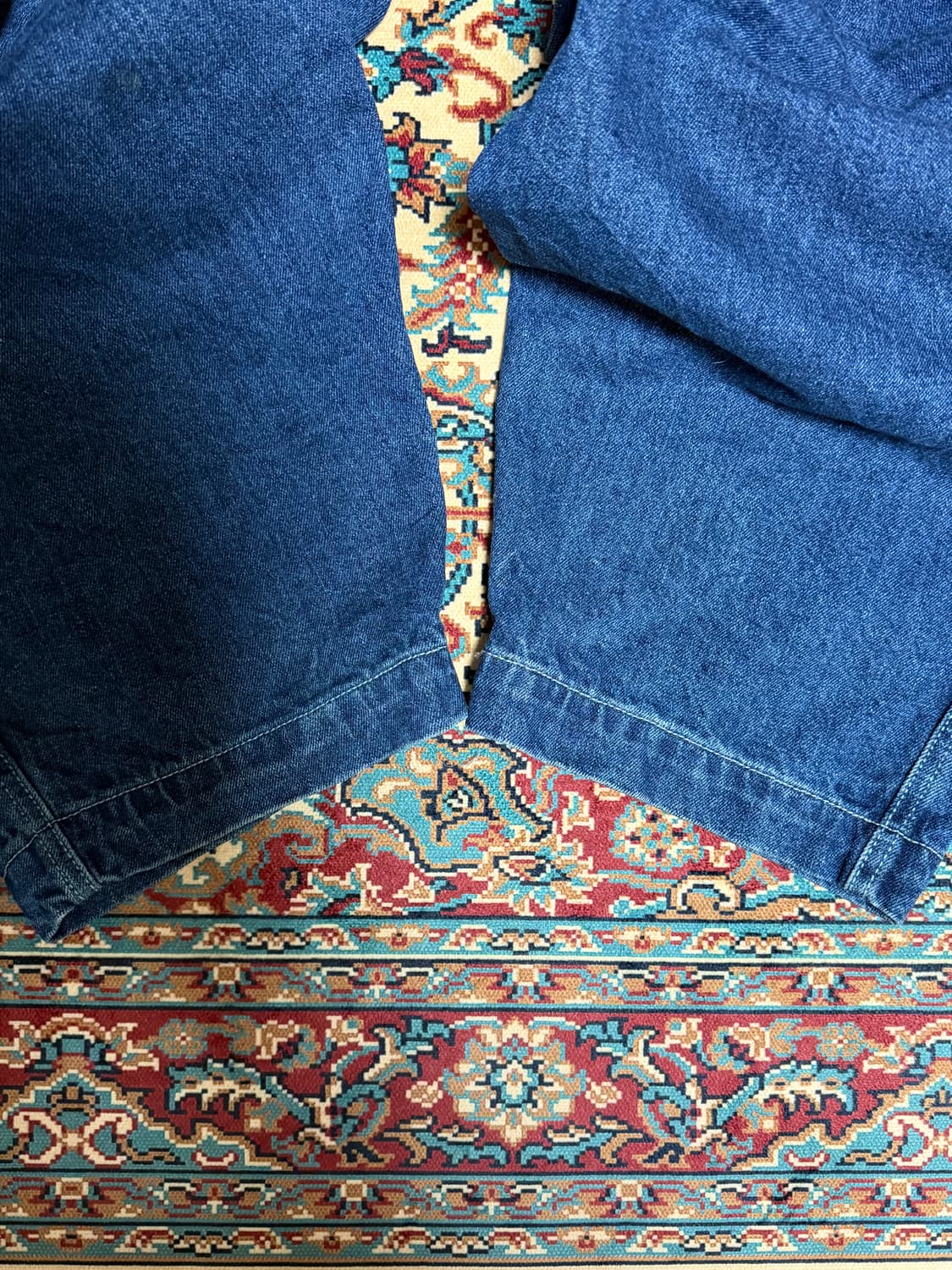 엘무드 오벌 와이드 데님 인디고 44사이즈 상품이미지3