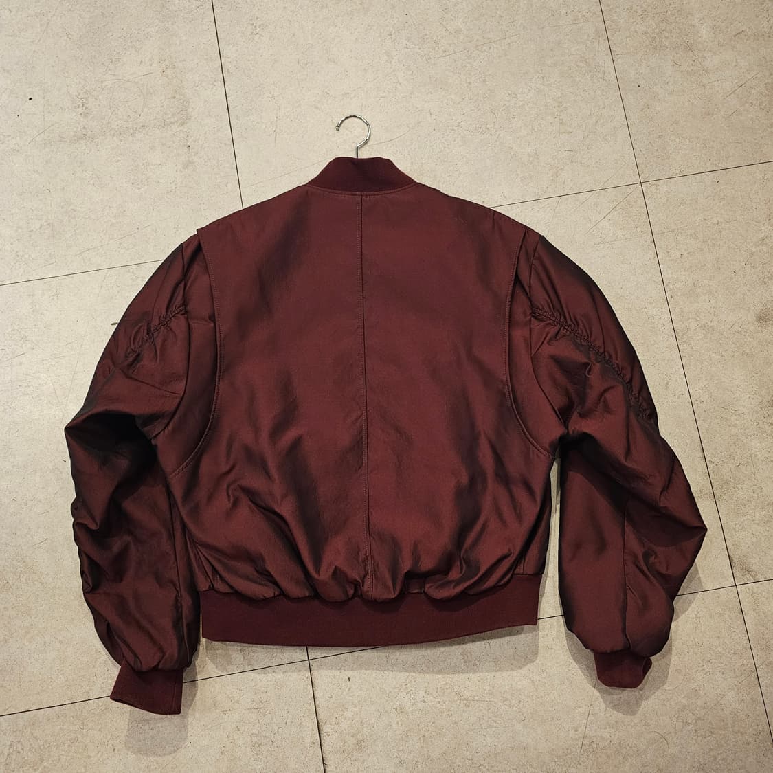 알렌느 버건디 봄버 burgundy  상품이미지5