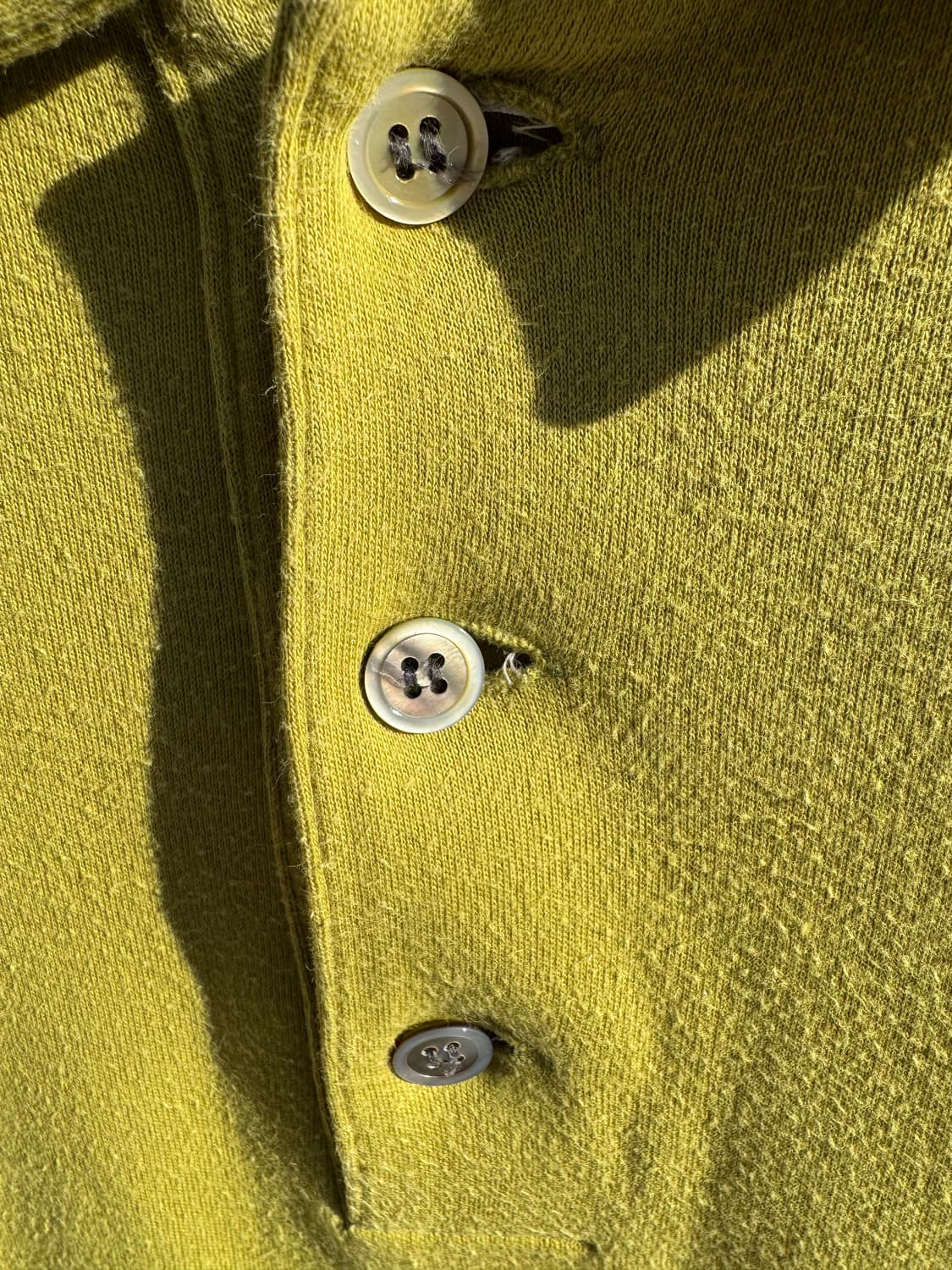 요지야마모토 Y’s 롱슬리브 그린 상품이미지5