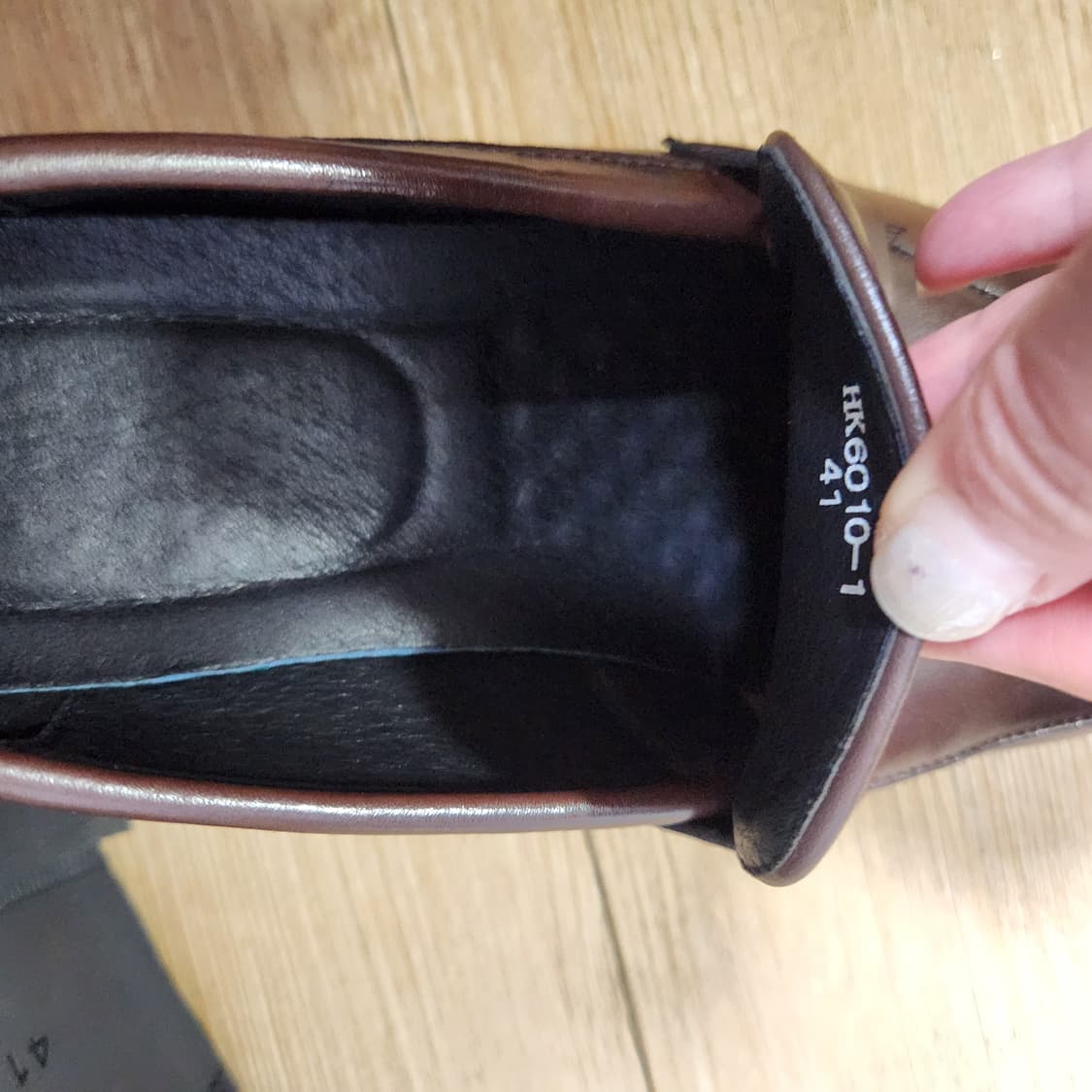 미사용 남성 구두 로퍼 260 상품이미지5