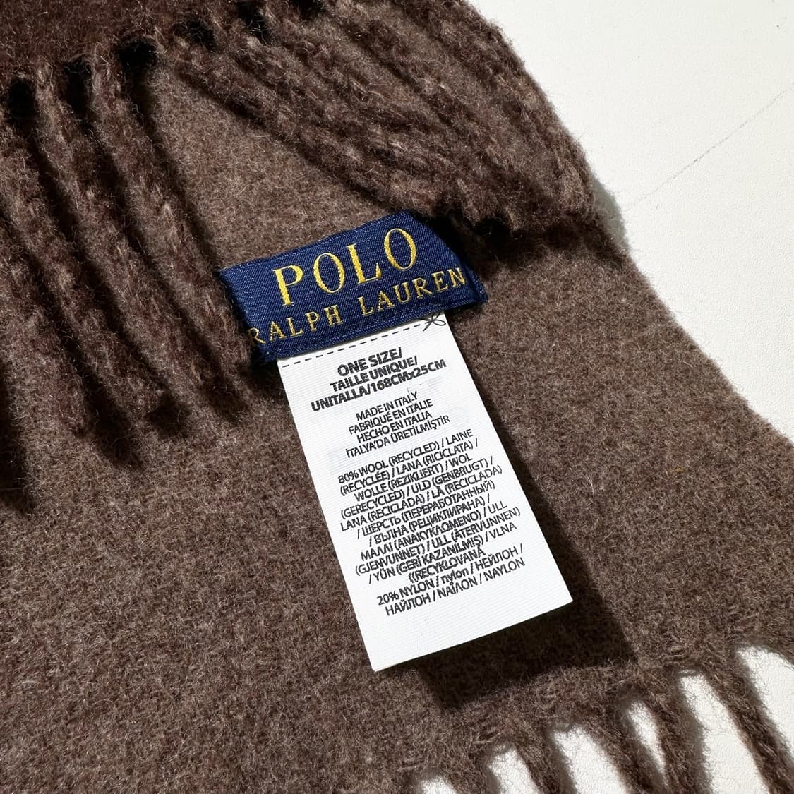 폴로 랄프로렌 이태리제 리버시블 머플러 목도리 상품이미지4