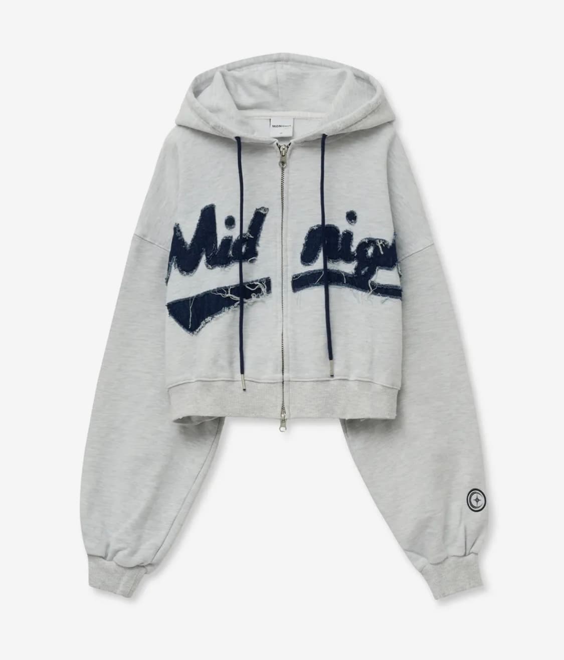 미드나잇무브 damage hood zip up 상품이미지3
