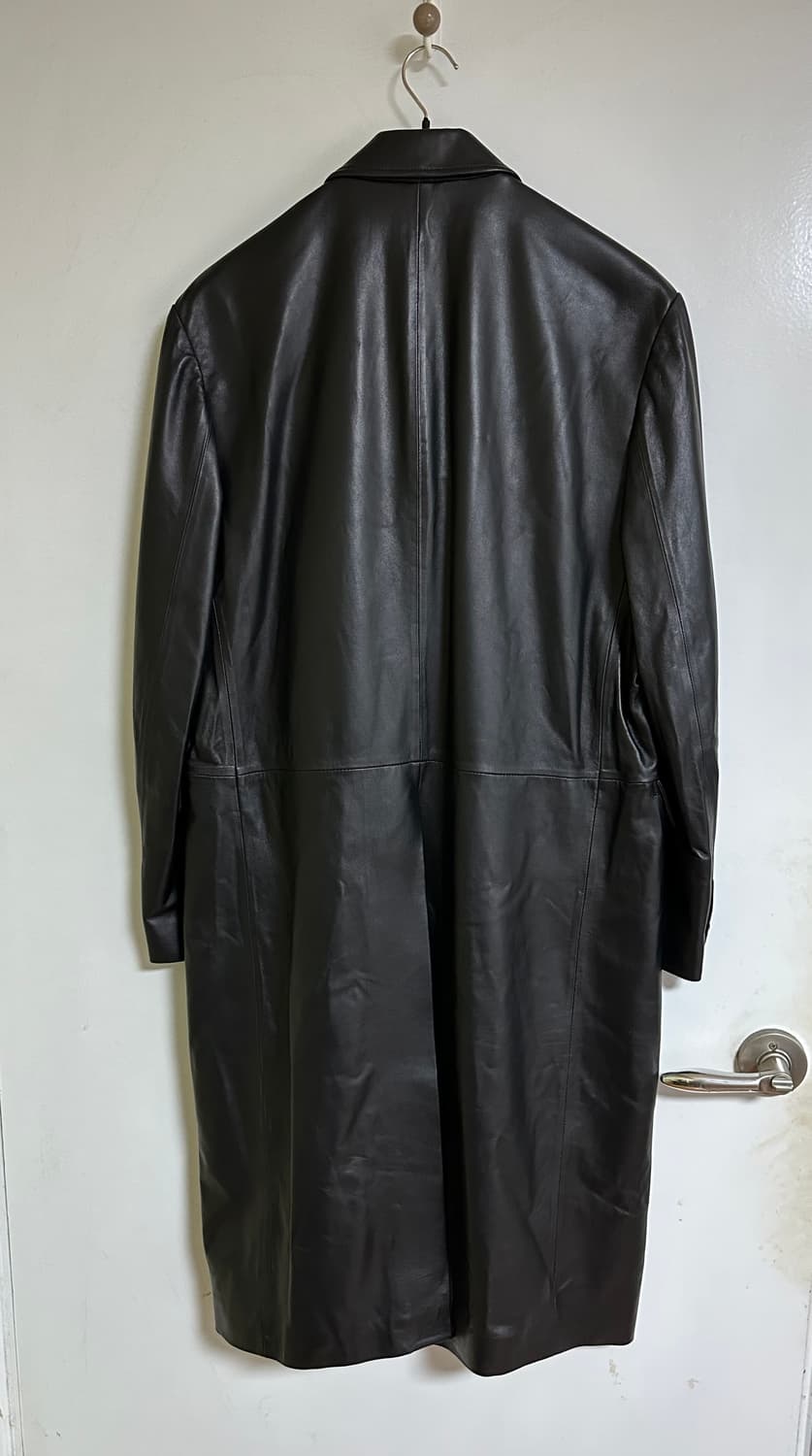 (M)토니웩 레더 더블코트 상품이미지4