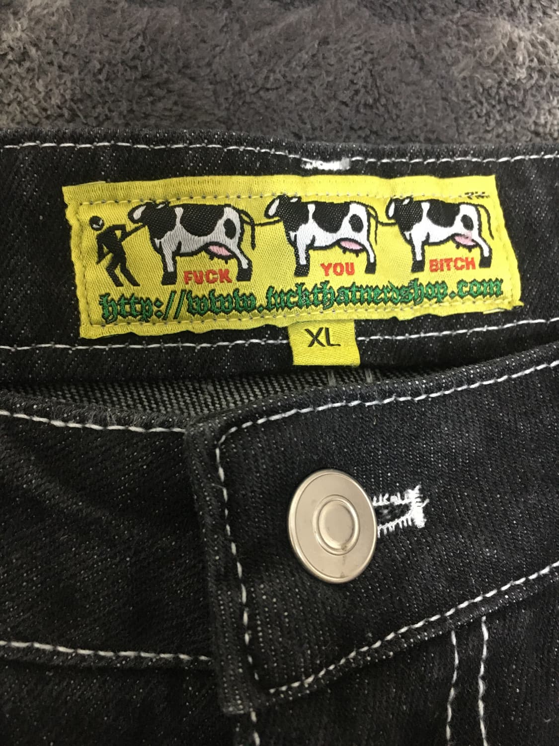 fuckthatnerdshop 퍽댓너드샵 흑청 XL 상품이미지3