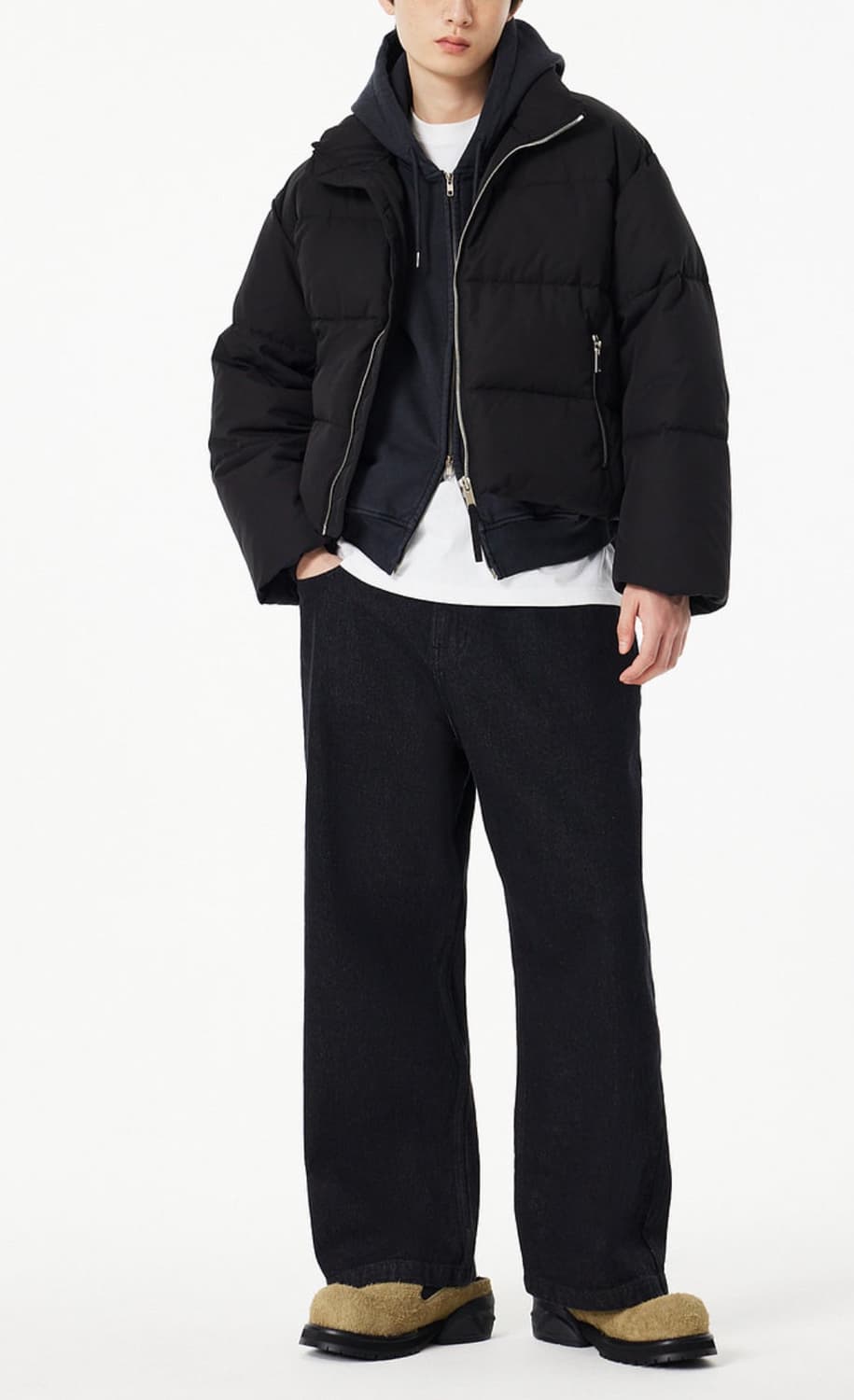 스튜디오 톰보이 하이넥 다운점퍼 상품이미지5