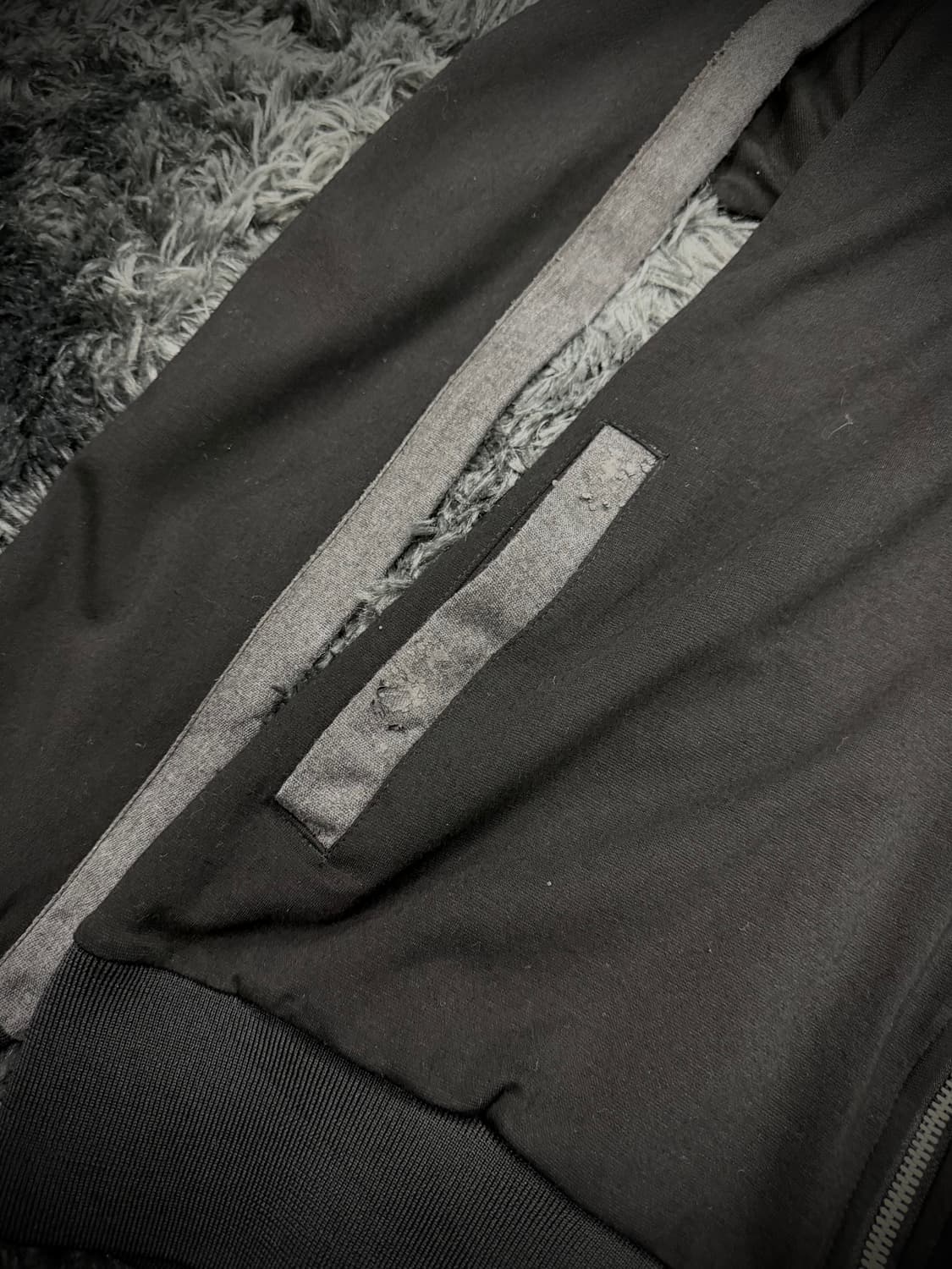 Vanson 실버 스컬 블랙 트랙져지 상품이미지5