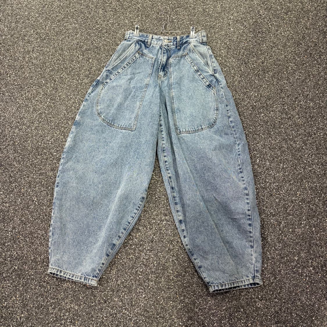 빈티지 더크로스 빅포켓 데님 벌룬 팬츠 B3657 상품이미지3