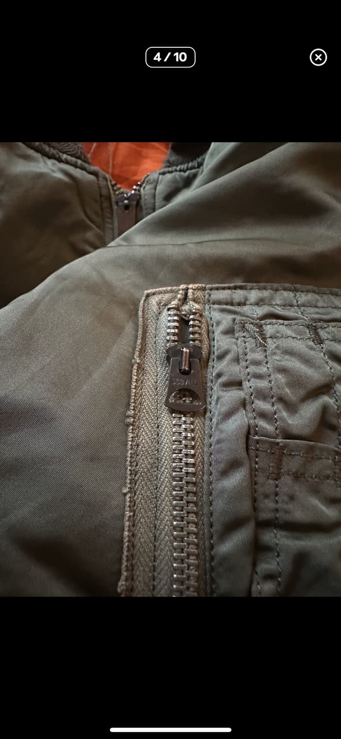 70s USA Original MA-1 8279E Jacket 상품이미지4