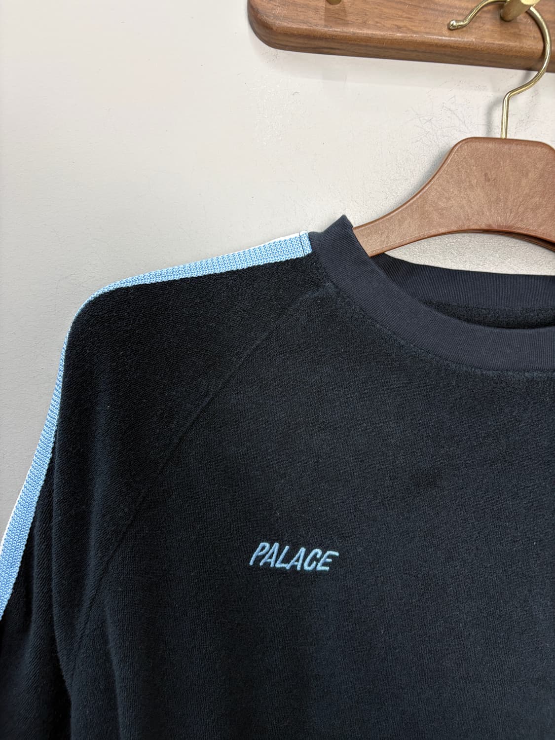팔라스 X 니들스 24FW 타월링 블랙 반팔 A3816 상품이미지4