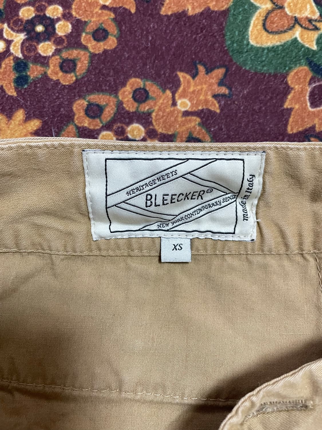 BLEECKER 베이지 면바지 XS 상품이미지4