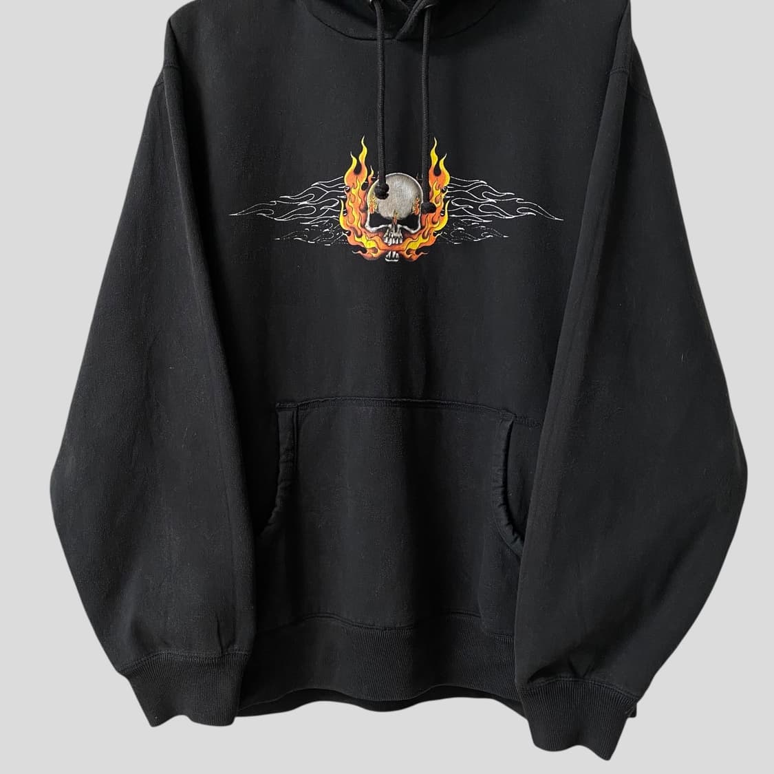 (L)sonoma 소노마 스컬 플레임 후드티셔츠 상품이미지4