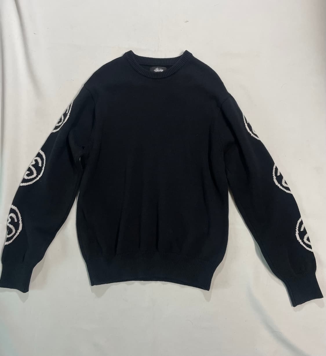 스투시 SS링크 스웨터 블랙 상품이미지2