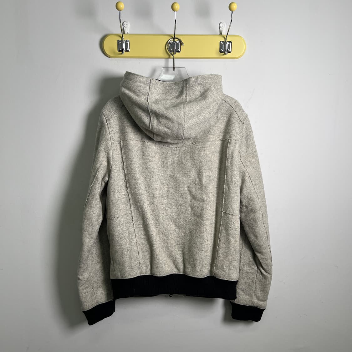 아르마니 익스체인지 쉐르파 라인 울 후드 자켓 S 상품이미지2