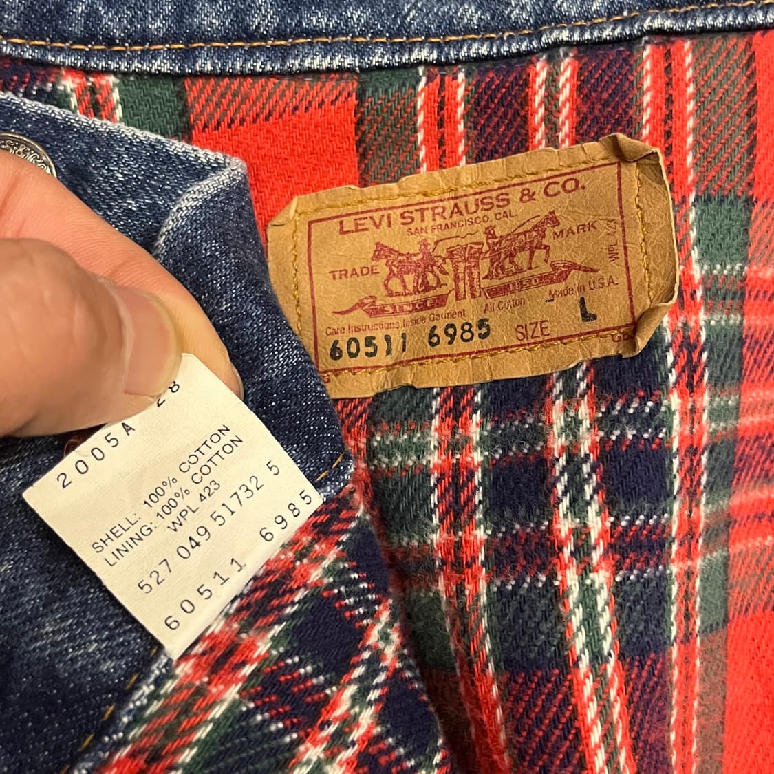 80s Levis 데님 베스트 (100) 상품이미지6