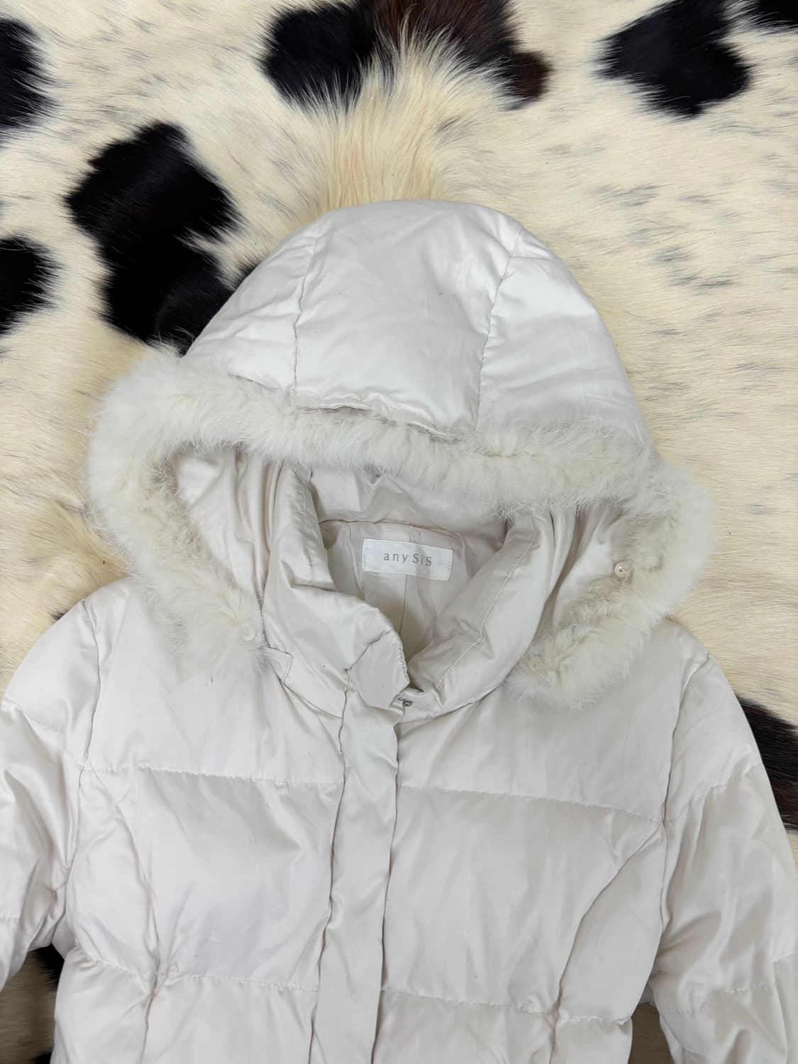 [anysis]Y2K White Fur Padding 상품이미지5