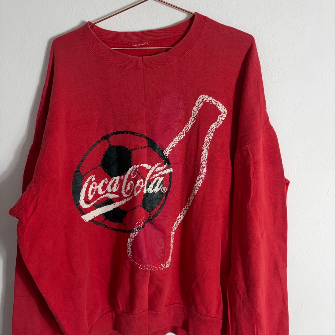 90s 코카콜라 빈티지 레드 맨투맨(Free) 상품이미지2