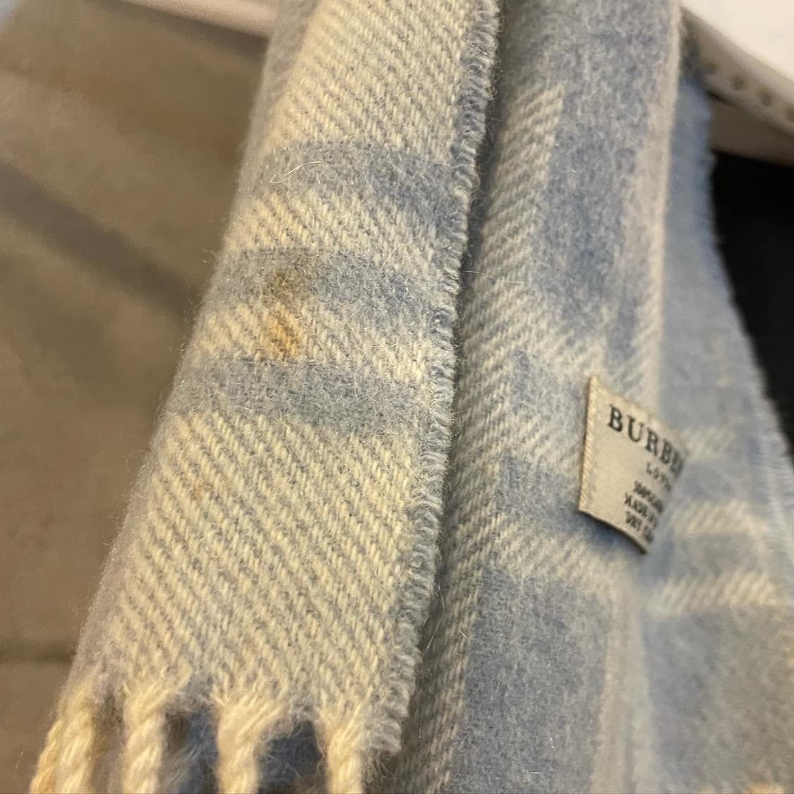 버버리 캐시미어100%머플러 상품이미지7