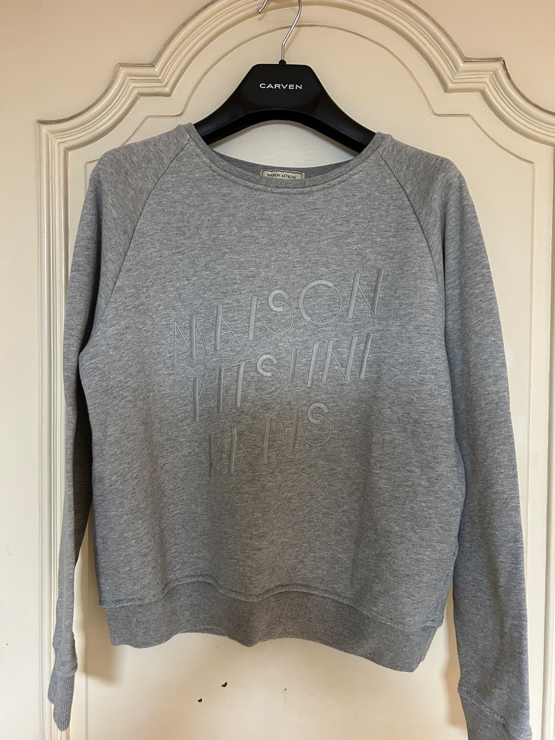 메종키츠네 레터링 맨투맨 상품이미지1