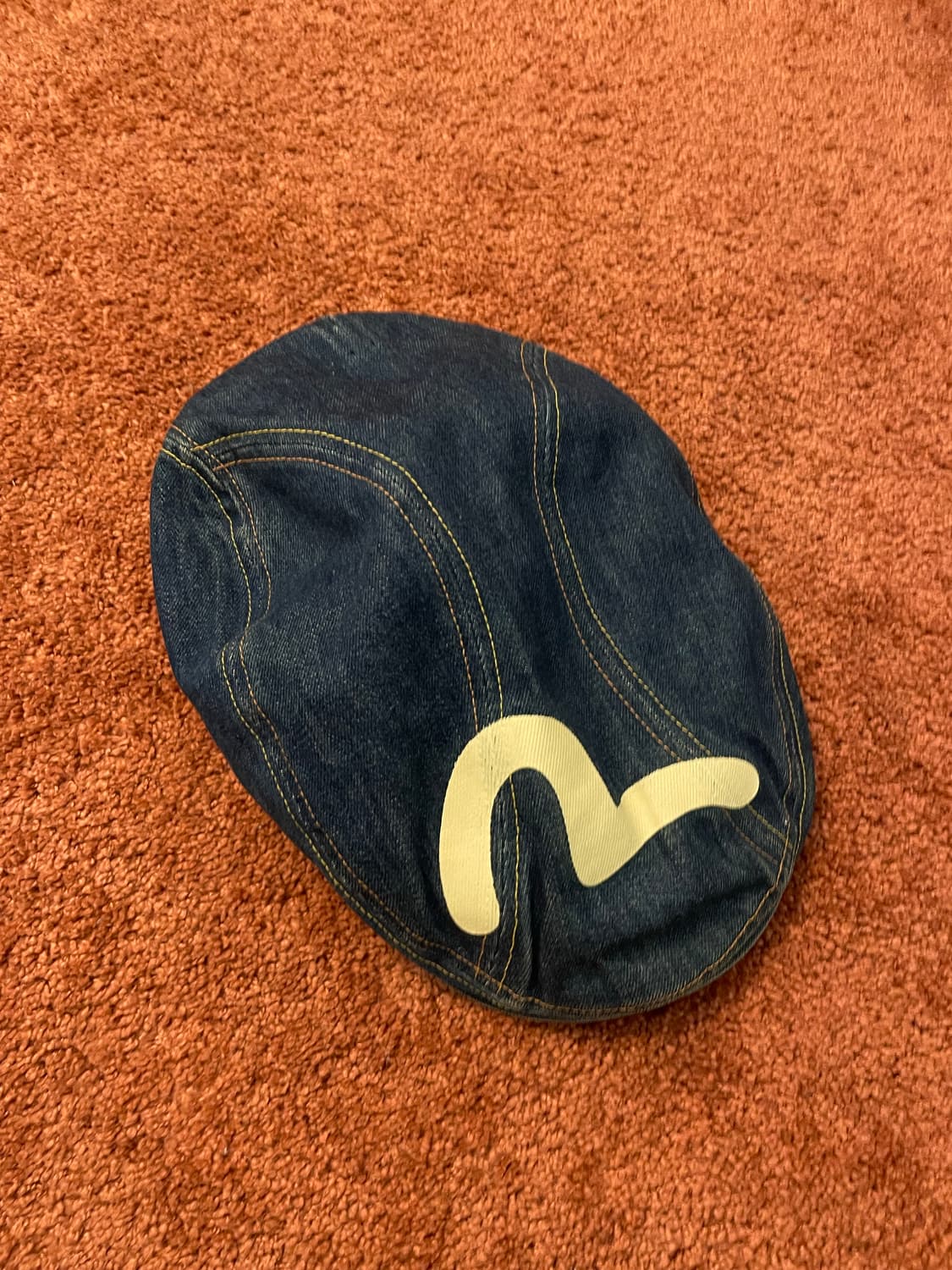 에비스 재팬(EVISU) 데님 헌팅캡 캐스킷 (체크 안감) 상품이미지2