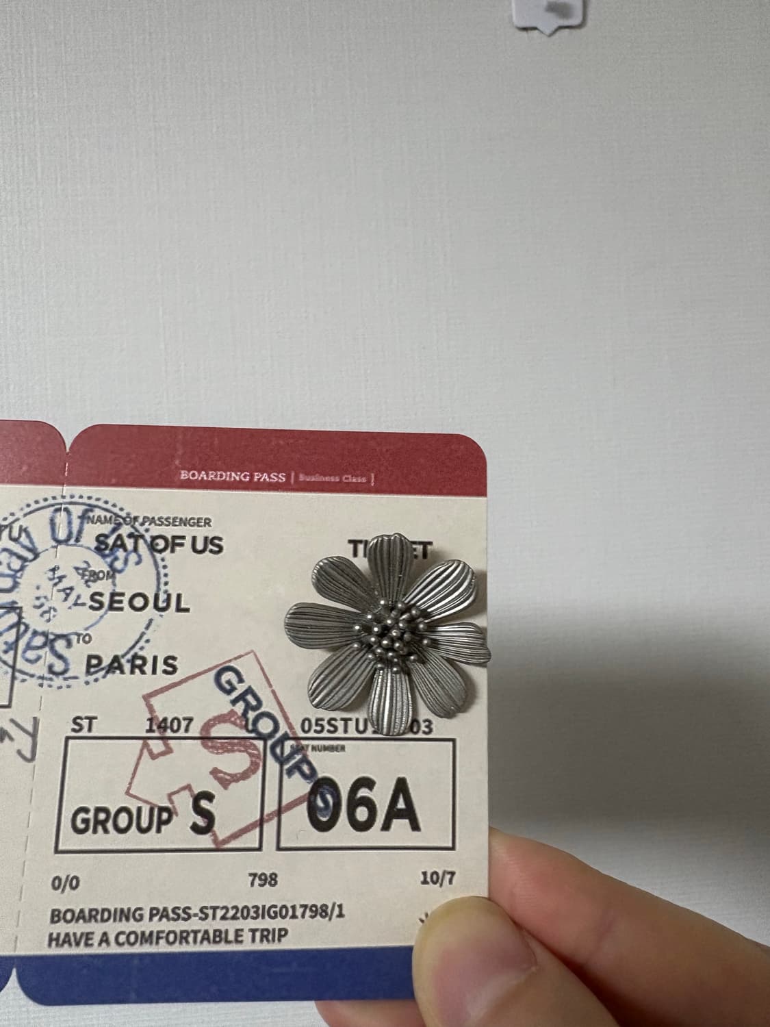 stu 플라워 브로치 상품이미지2