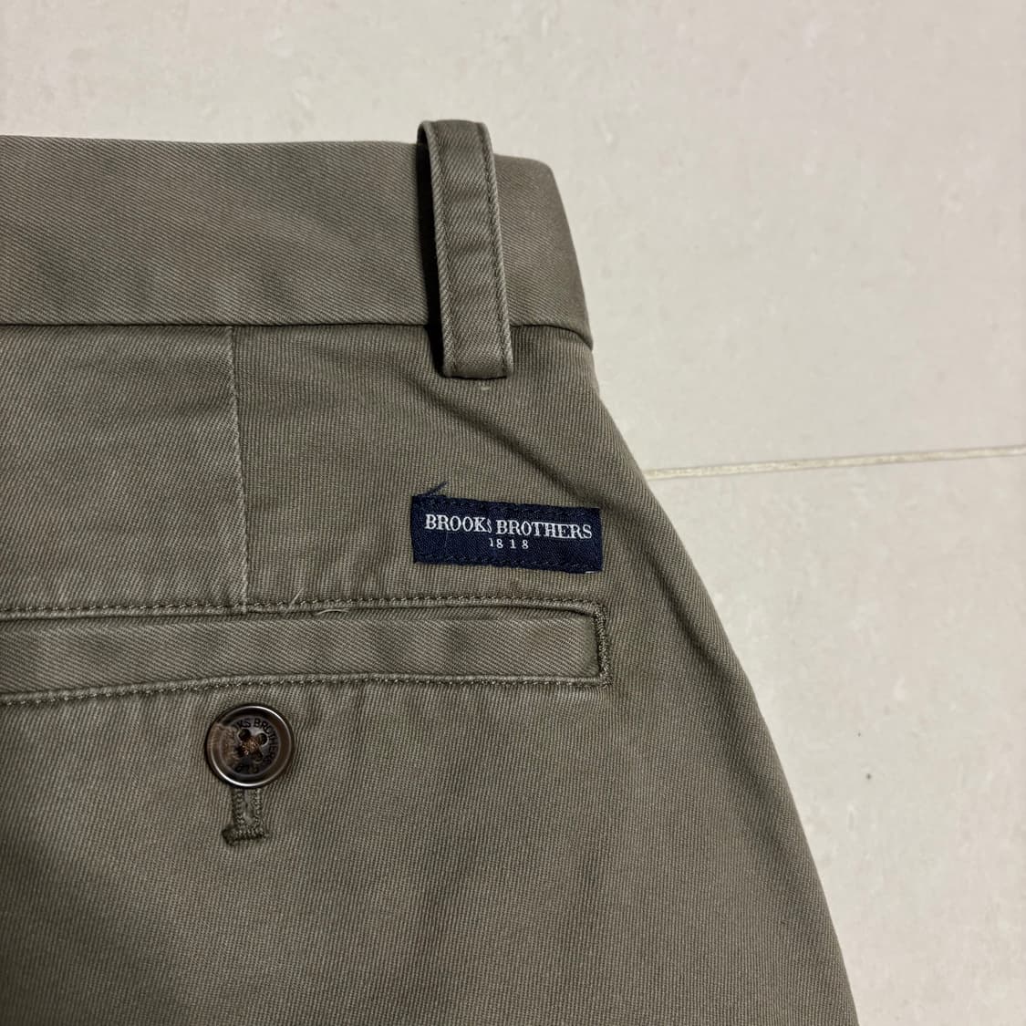 정품 브룩스브라더스 카키 치노팬츠 면바지 31인치 상품이미지6