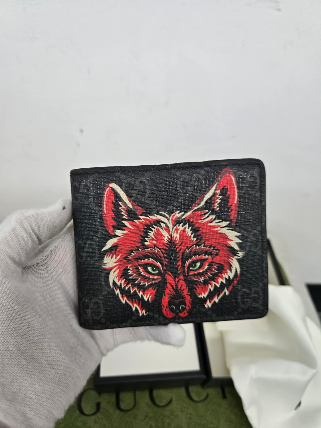 [보증서 정품] 구찌 레드 울프 반지갑 상품이미지5