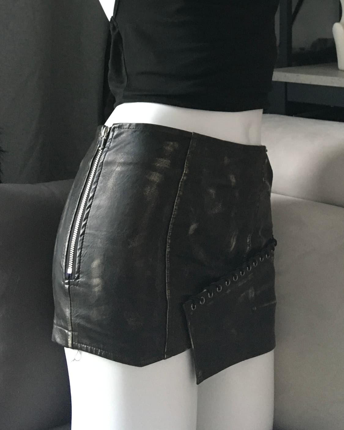 ༒ Vintage hole skirt 상품이미지3