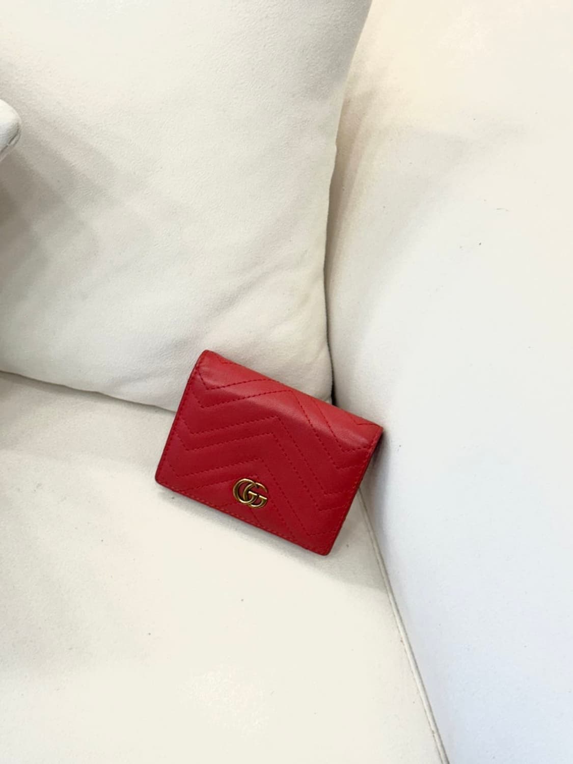 구찌 GG 마몽 마트라쎄 반지갑 (정품) 상품이미지1