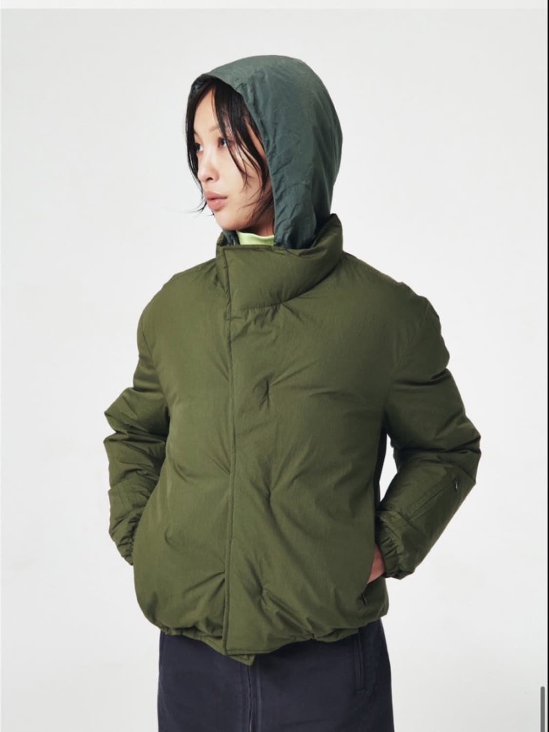 누마레 ee 패딩 카키 L 상품이미지1