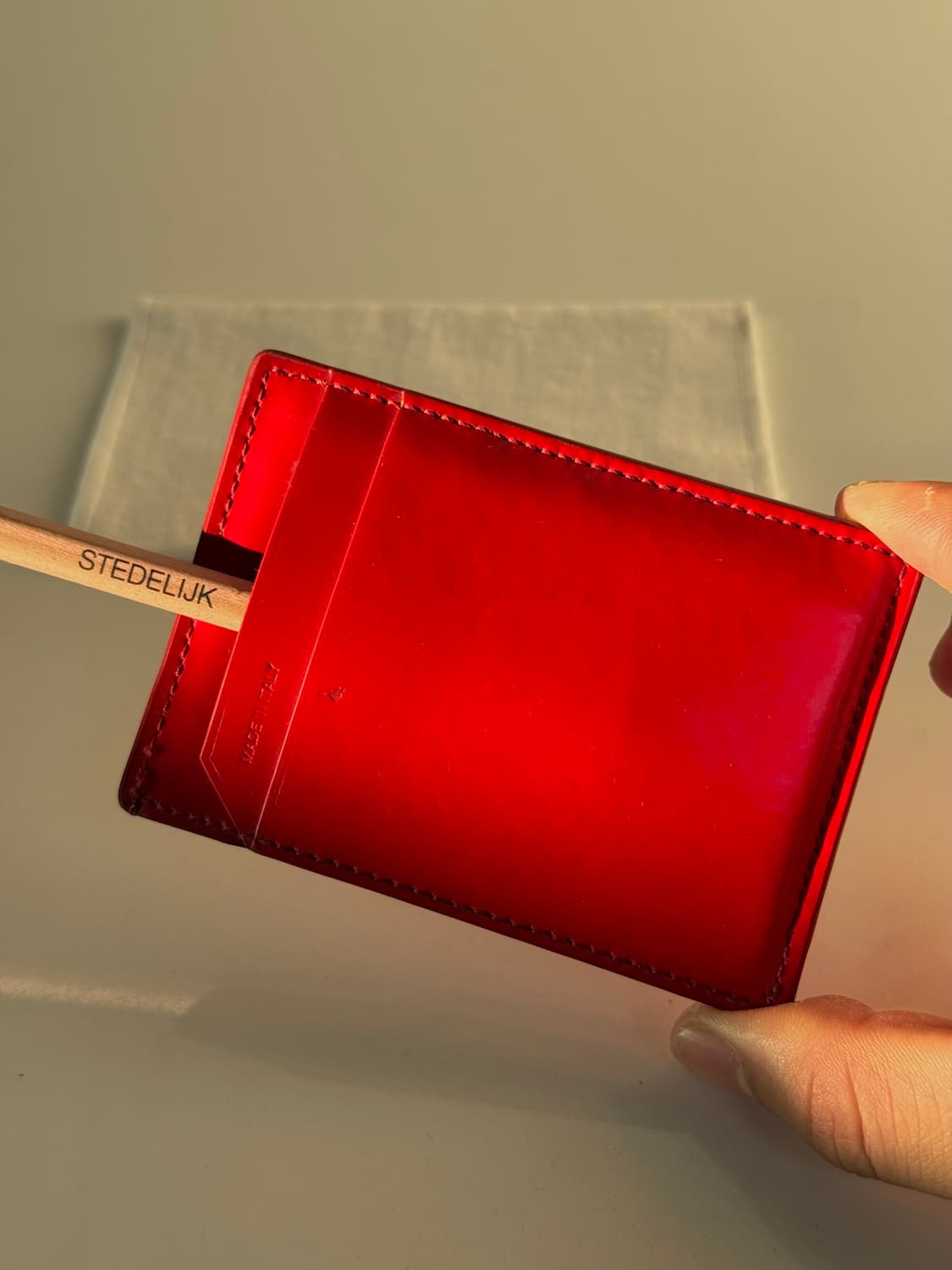 032C 카드 홀더 레드 상품이미지2