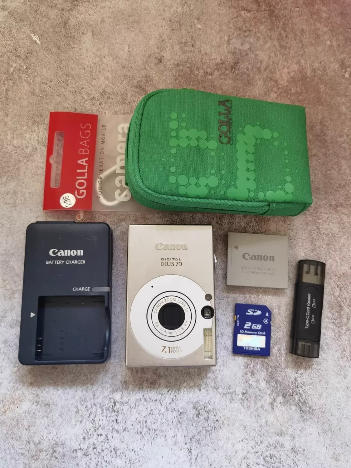 A급컨디션) 캐논 익서스 70 CANON IXUS 70 빈티지 디카 상품이미지6