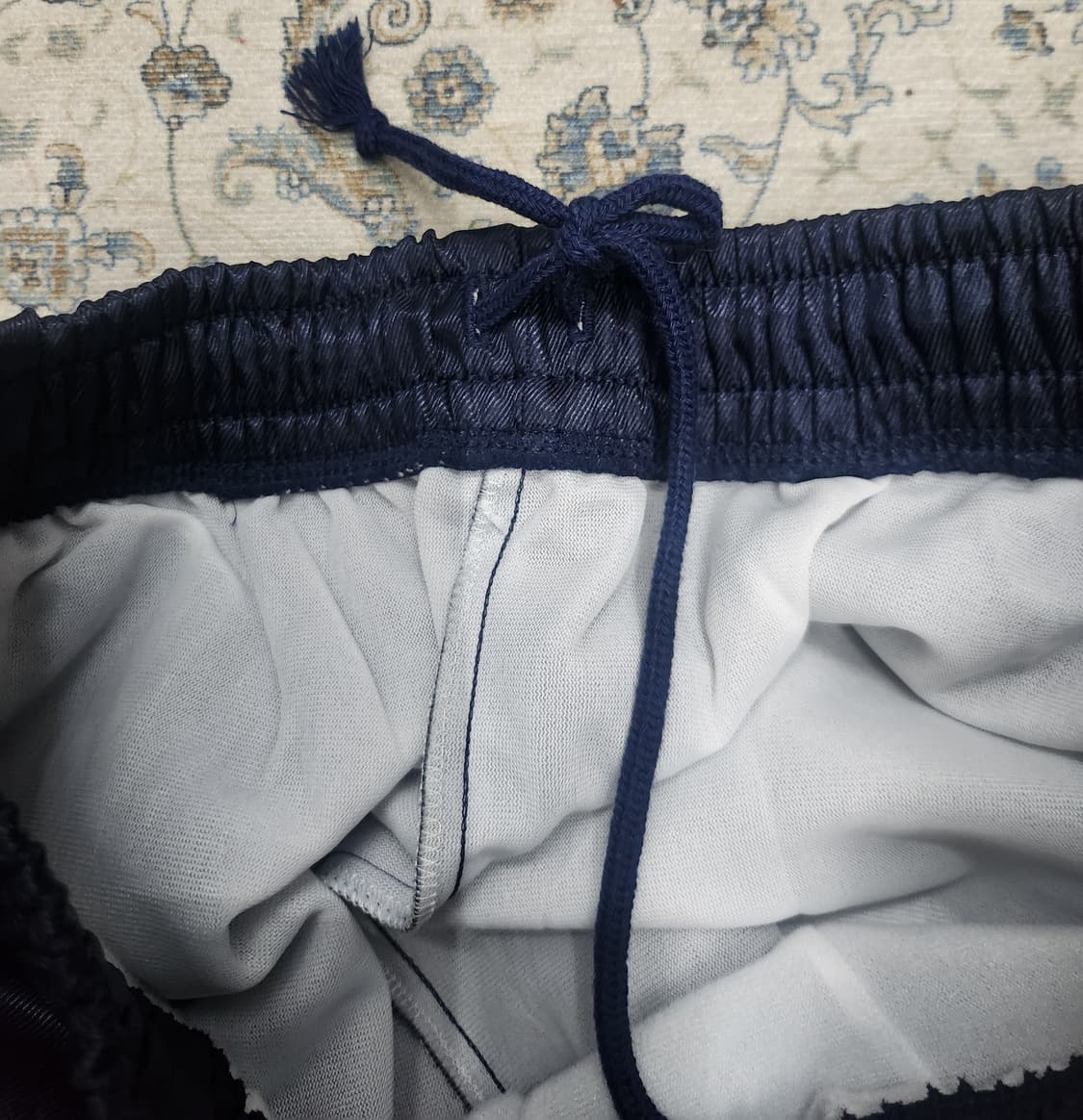 아식스 네이비 밑단 지퍼 트레이닝 팬츠 M (31인치까지) 상품이미지4