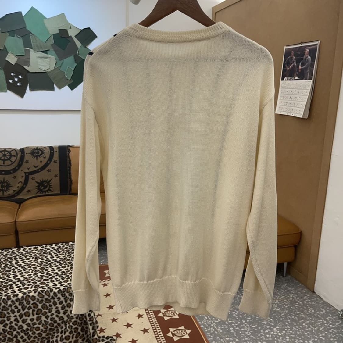 라코스테 올드스쿨 레트로 여리 스트라이프 니트 100 C08886 상품이미지4