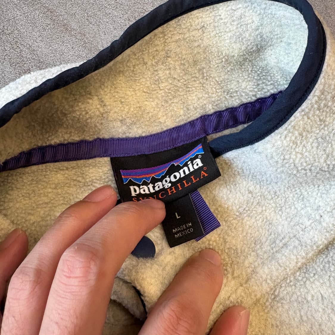 파타고니아 정품 신칠라 오트밀 스냅티 상품이미지5