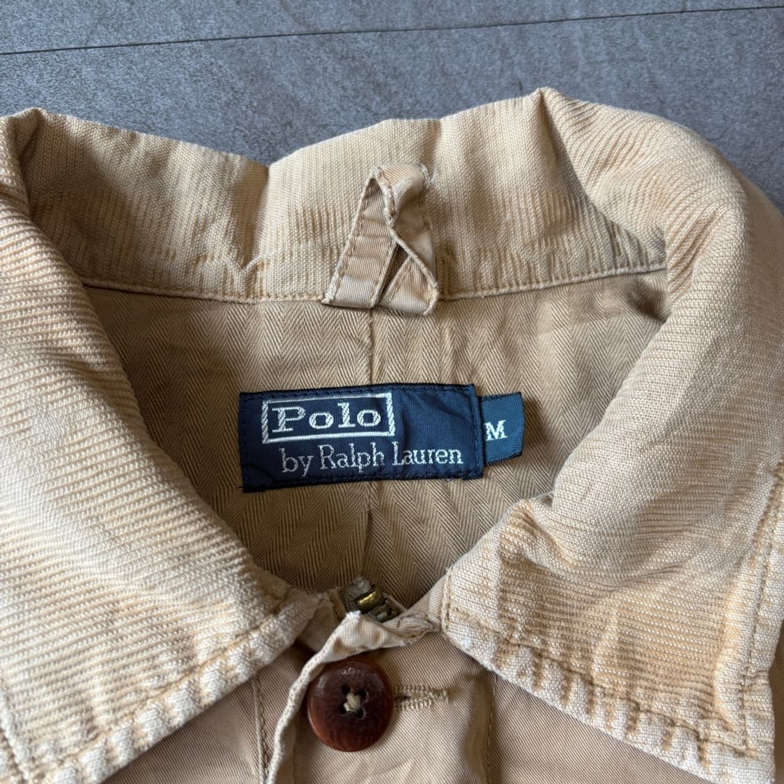 폴로 정품 모호크 베이지 코튼 헌팅 자켓 상품이미지3