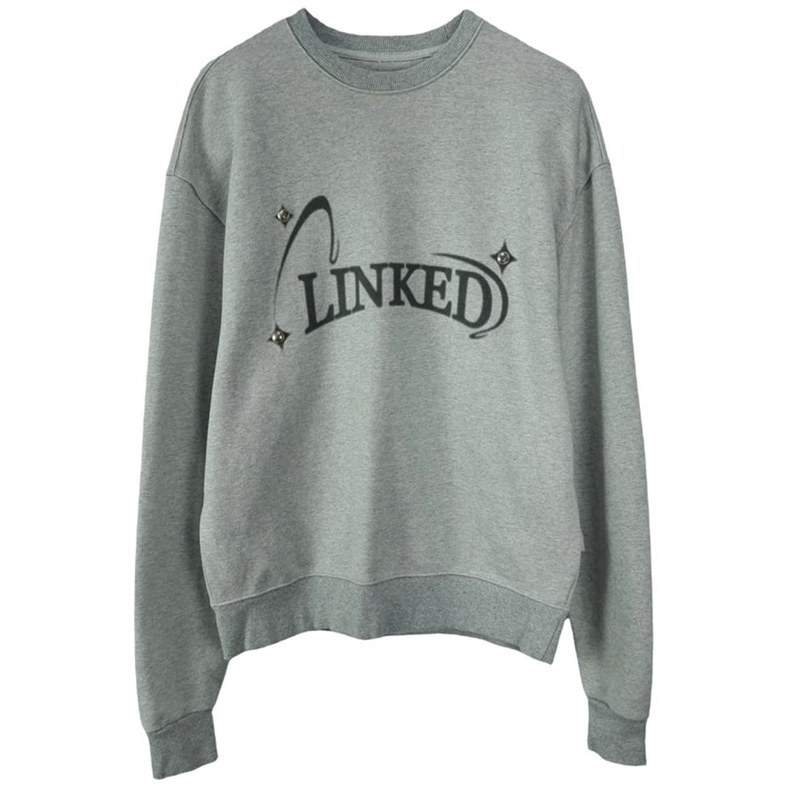 [본투윈] 그래픽 프린팅 오버핏 맨투맨 그레이 M19207 상품이미지2