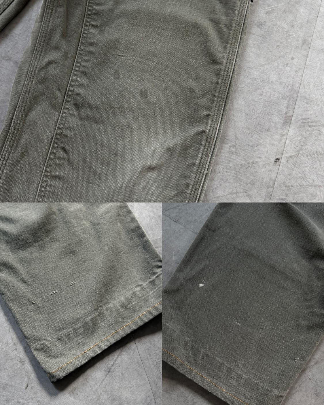 Carhartt 칼하트 더블니 카키 팬츠 상품이미지9