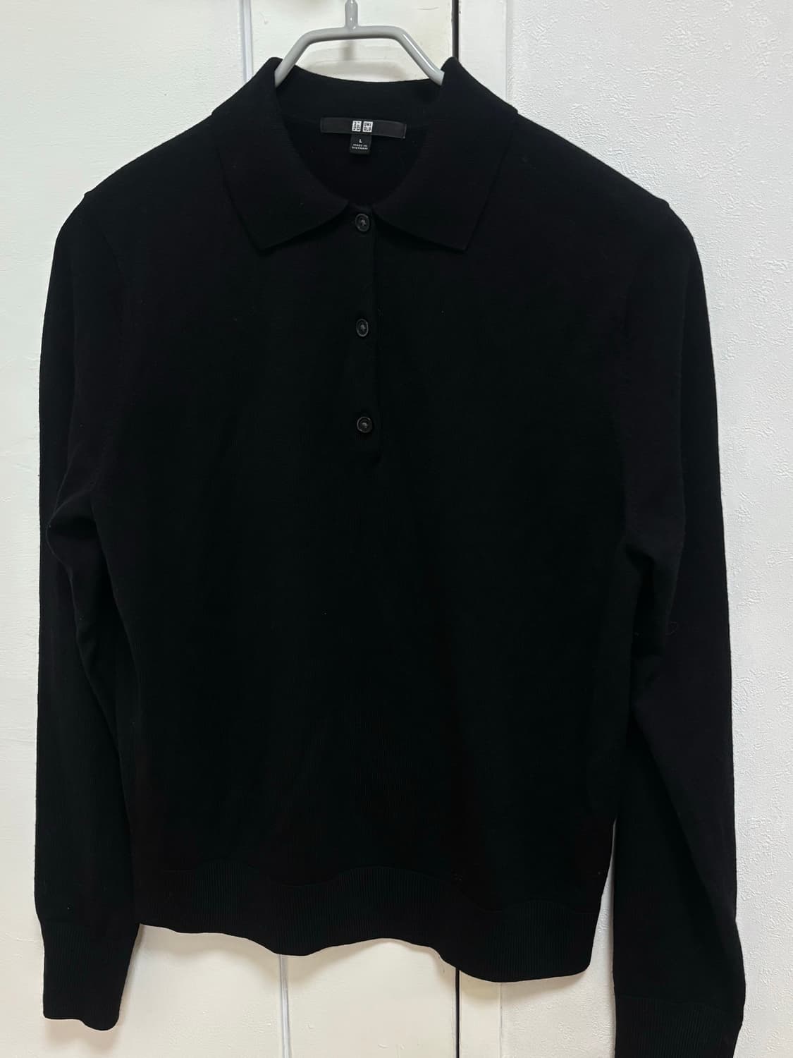 유니클로 메리노 폴로 스웨터 L 상품이미지2