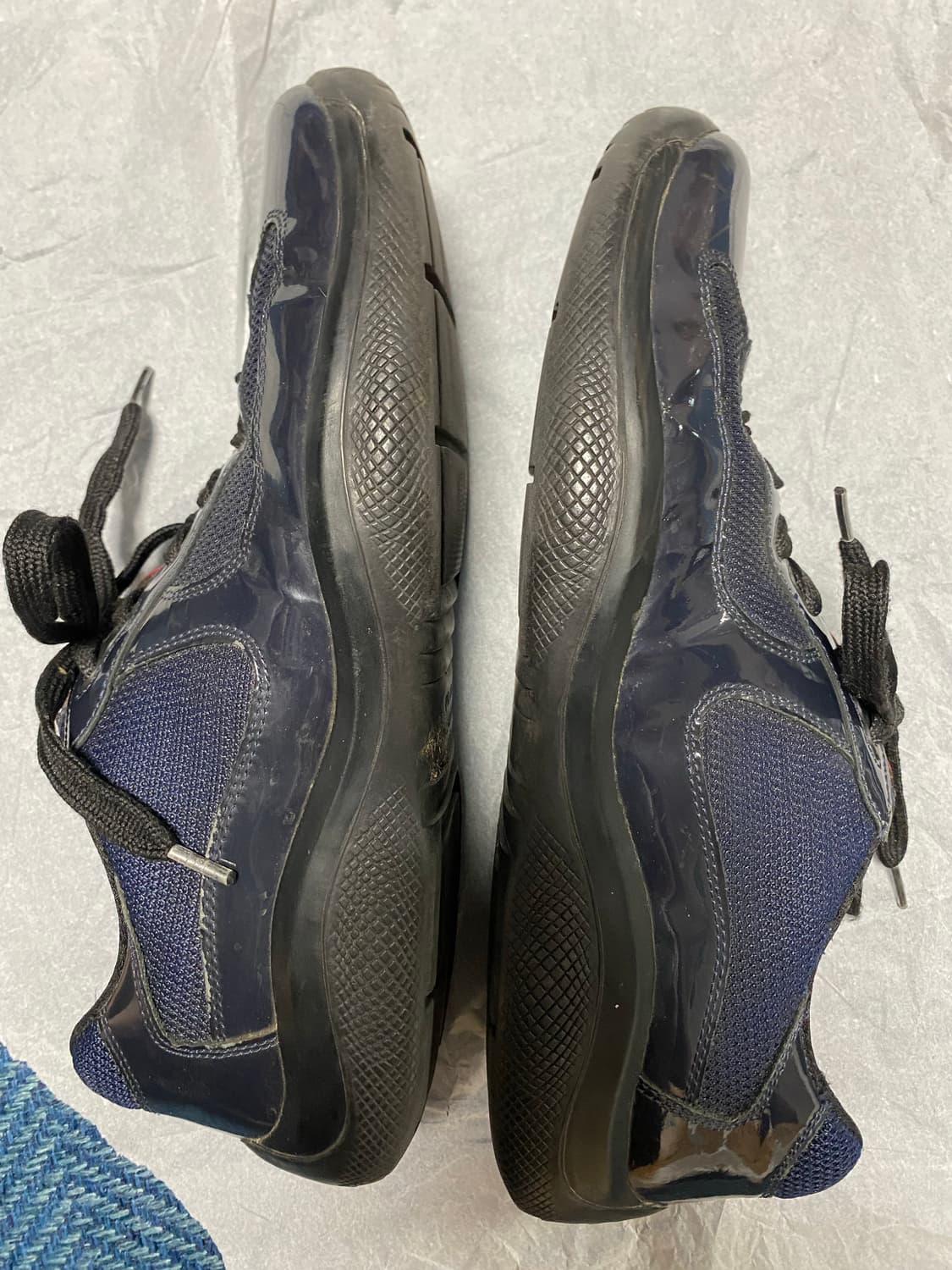 프라다 아메리칸 컵 UK 8.5 네이비 상품이미지4