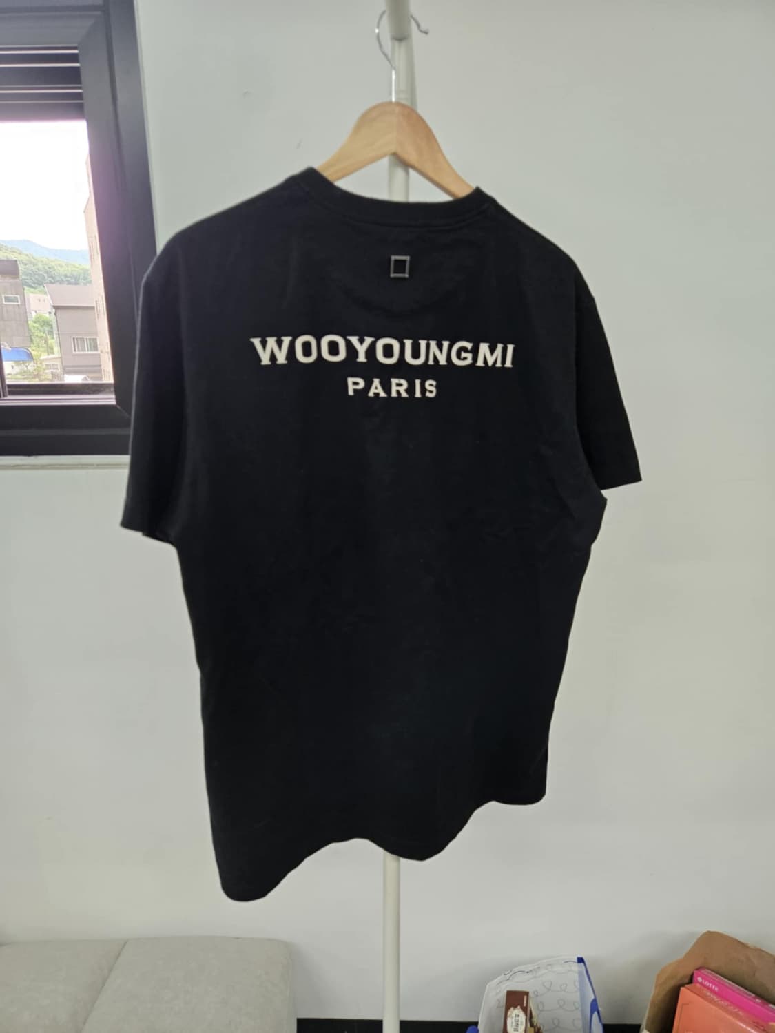 [보증서 상태A급]우영미 백로고 반팔 티셔츠 상품이미지1