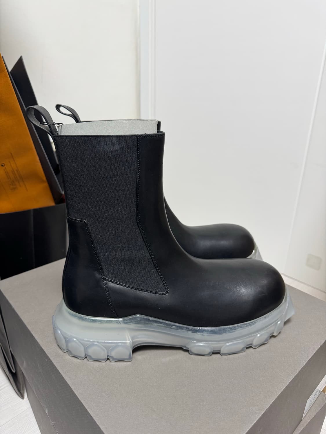 릭오웬스 트랙터부츠 클리어솔 43사이즈 상품이미지2