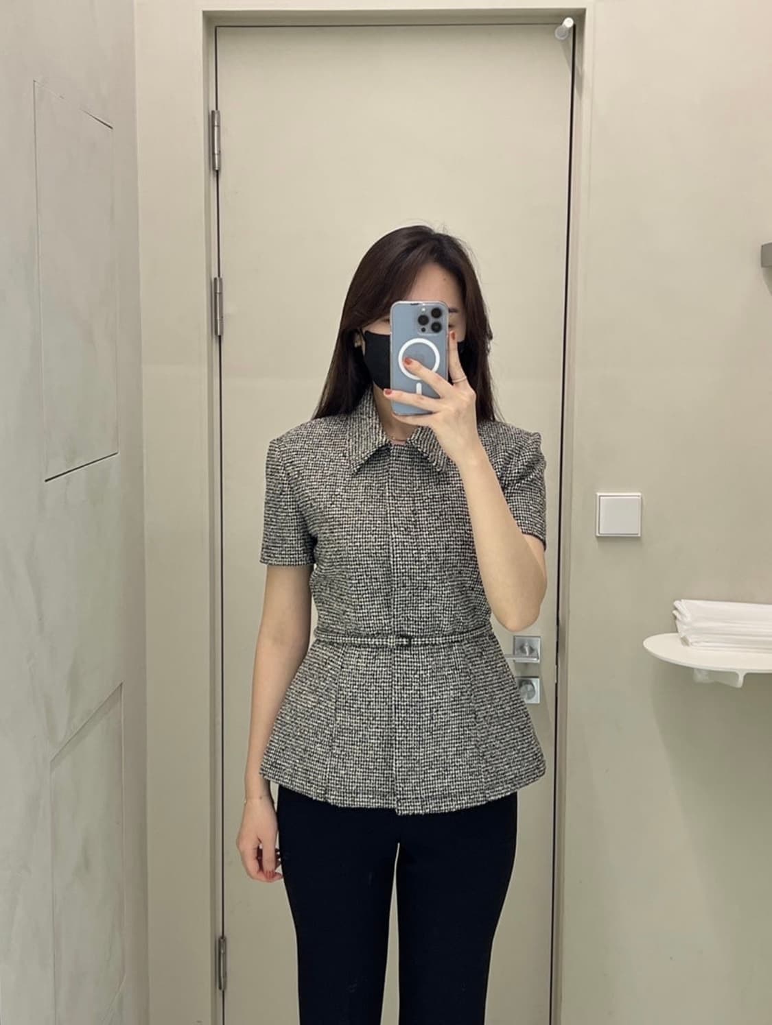 (s) 시에 더실루엣 트위드 자켓 상품이미지3