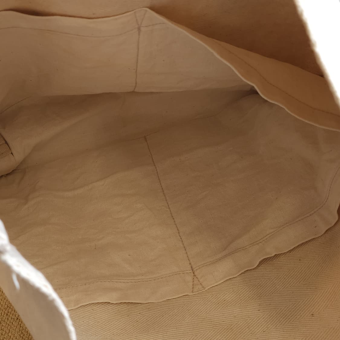 핸드 드로잉 빅토트 캔버스 빈티지 더플백 리메이크 화이트 쉘 상품이미지8