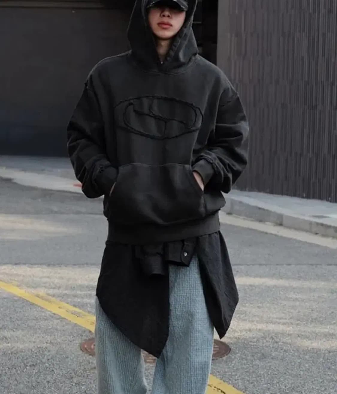 로어즈 피그먼트 다잉 후드티 L 상품이미지10