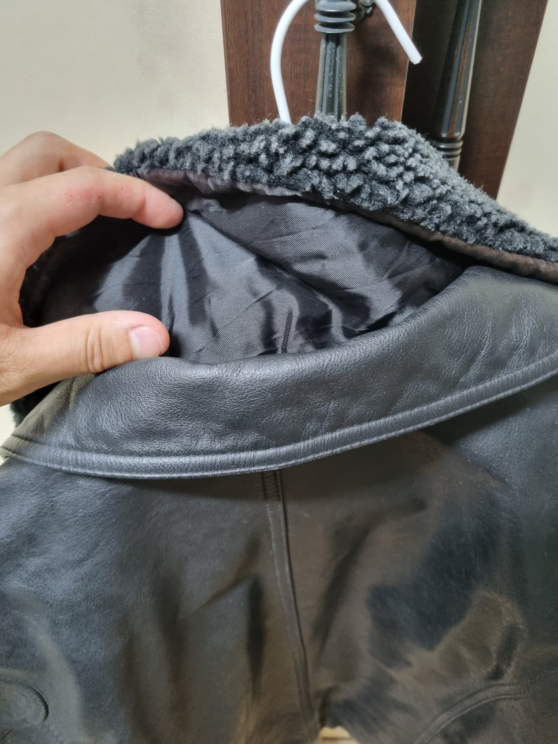 [XL] 산마루 소가죽 리얼레더 라이더 자켓 가죽자켓 양 말 카우 105 상품이미지6