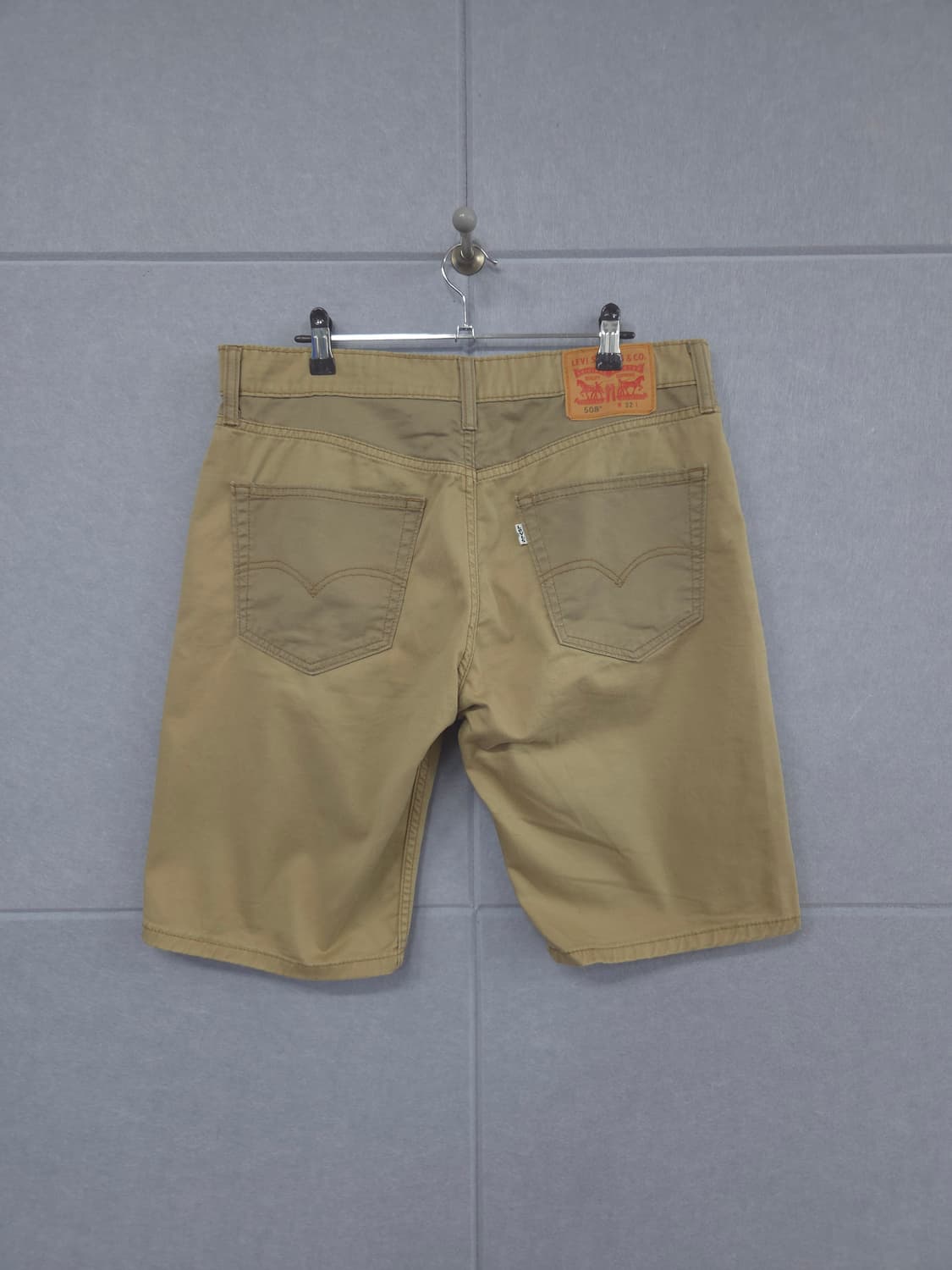 리바이스(Levi's) 508 베이지 면 반바지 하프팬츠 상품이미지4