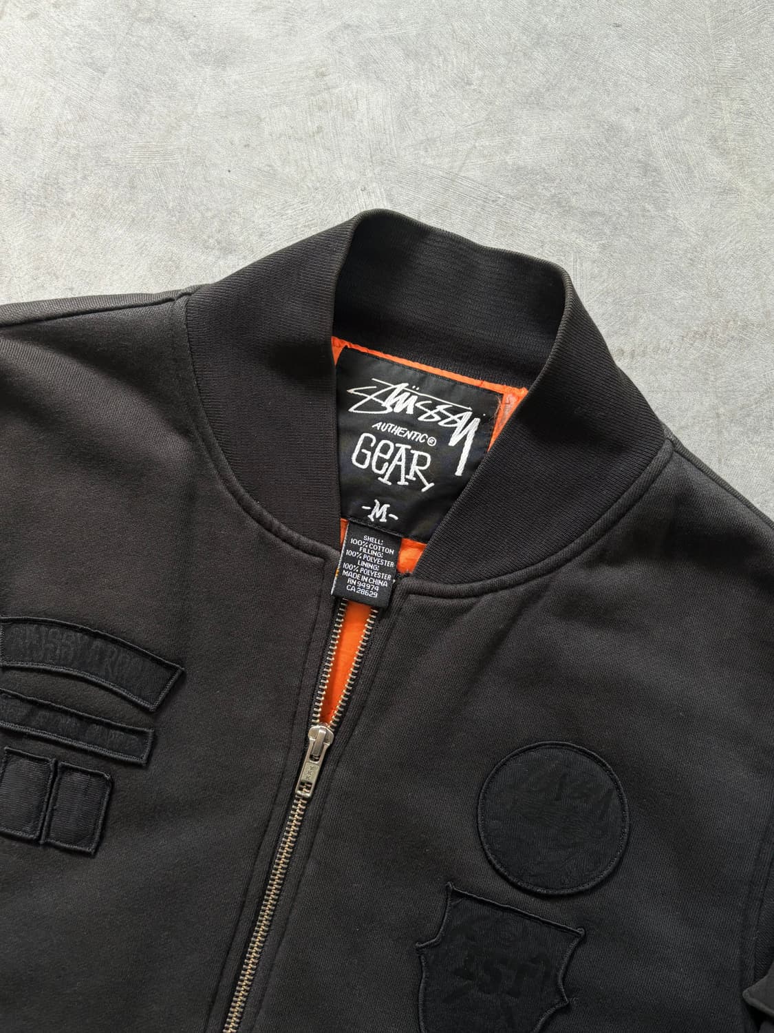 Stussy 스투시 어센틱 기어 MA-1 봄버 자켓 상품이미지6