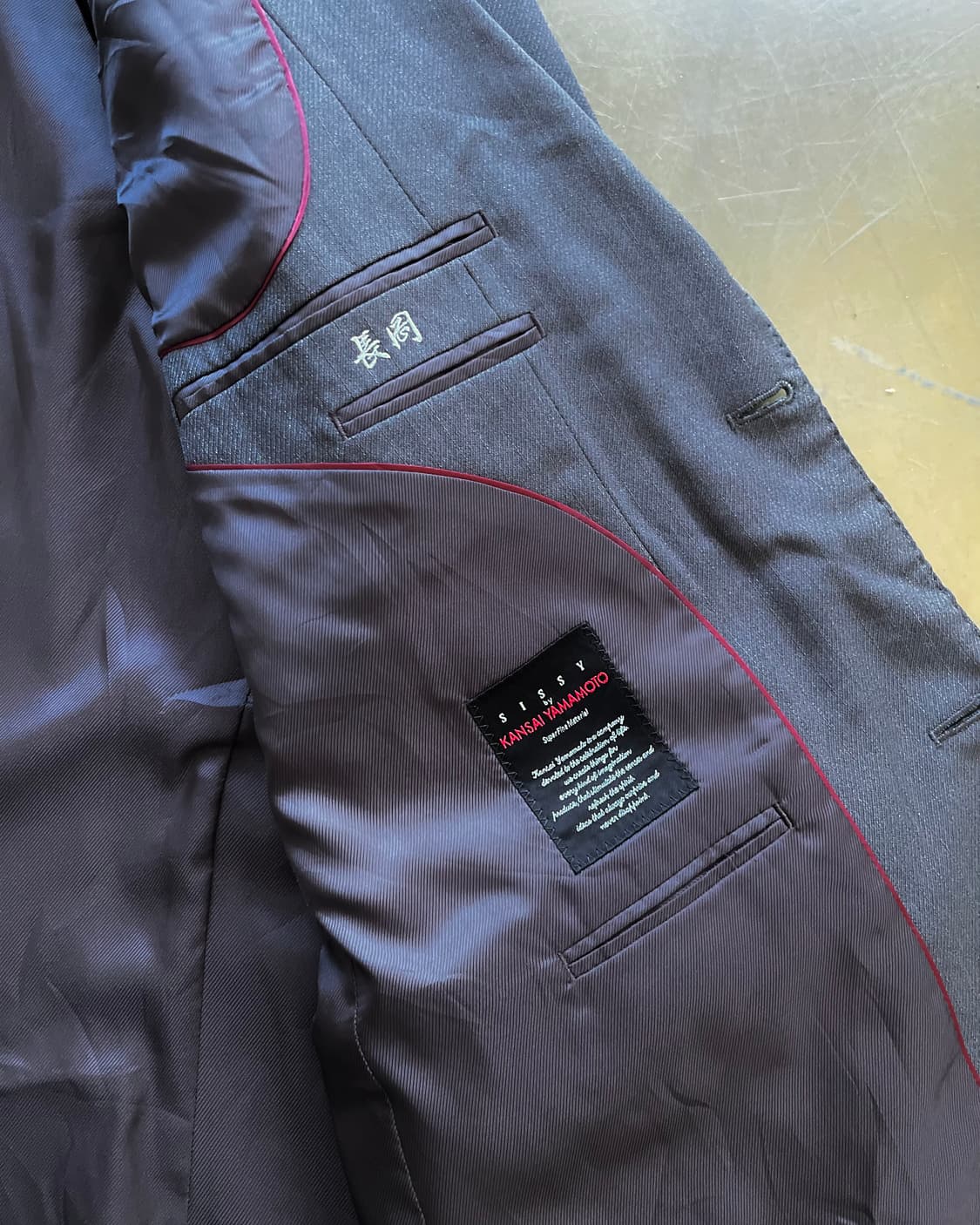 KANSAI YAMAMOTO Classic Wool Blazer Jk 상품이미지7