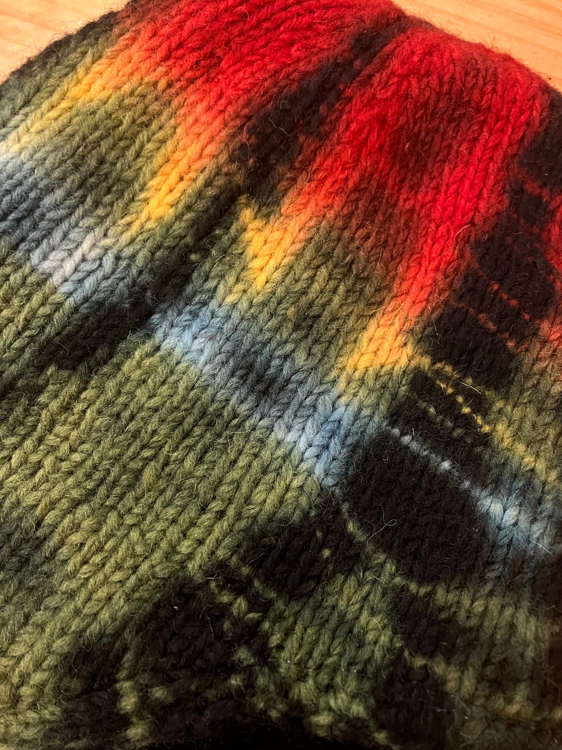 빈티지 뜨개 무지개 모자 비니  #csz2115 상품이미지3